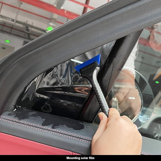 EHDIS Window Tint Tools Mini Quarter Window Squeegee Kit Different Hardness Small Squeegee for Installing Window Film,Vinyl Wrap Tools for Car Wrapping,Window/Mirrors Cleaning