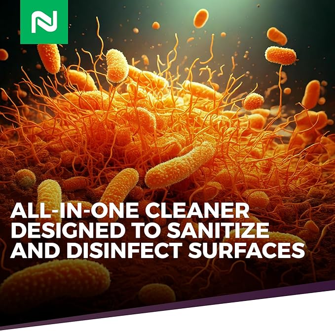 Nisus DSV Disinfectant, Sanitizer, Virucide, Concentrated Solution for Hard Non-Porous Surfaces, Hospitals, Homes, Industrial & Food Processing Areas, 1 Quart