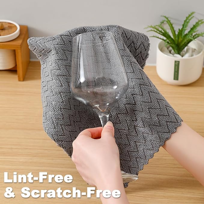 80 Pack Microfiber Cleaning Cloth Roll Reusable Paper Towels 12"x12" Tear Away Cloth,Absorbent Dish Rags for House Kitchen,Wash Cloths,Lint Free Rags for Window Cars Cleaning Supplies