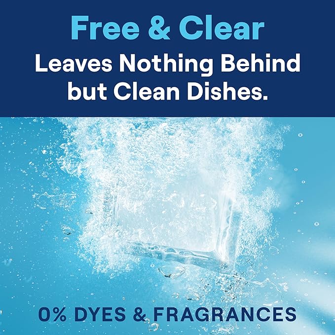 Seventh Generation Dishwasher Detergent Packs Free & Clear Pack of 5 for sparkling dishes Dishwasher tabs 45 count