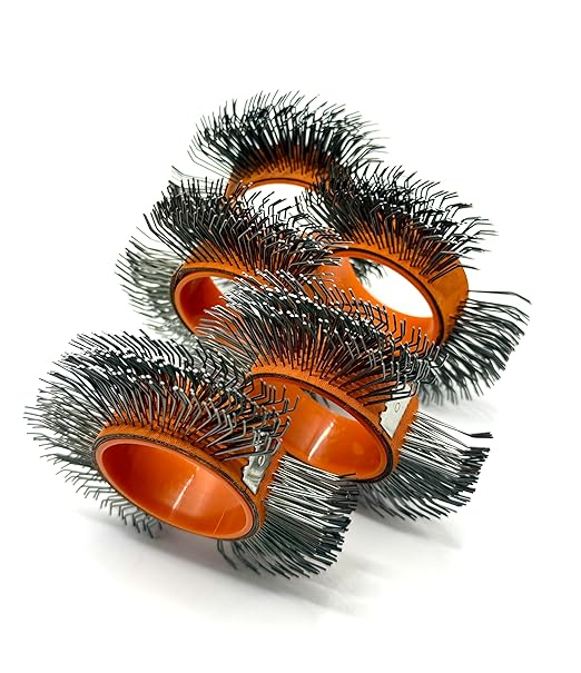 Abrasive Wire Wheel Belts/Metal Blaster Clearing/Coarse Wire Bristle for Surface Blasting/Corrosion and Rust Removal (0.7mm Carbon Spring Steel, A Box with Five Belts)