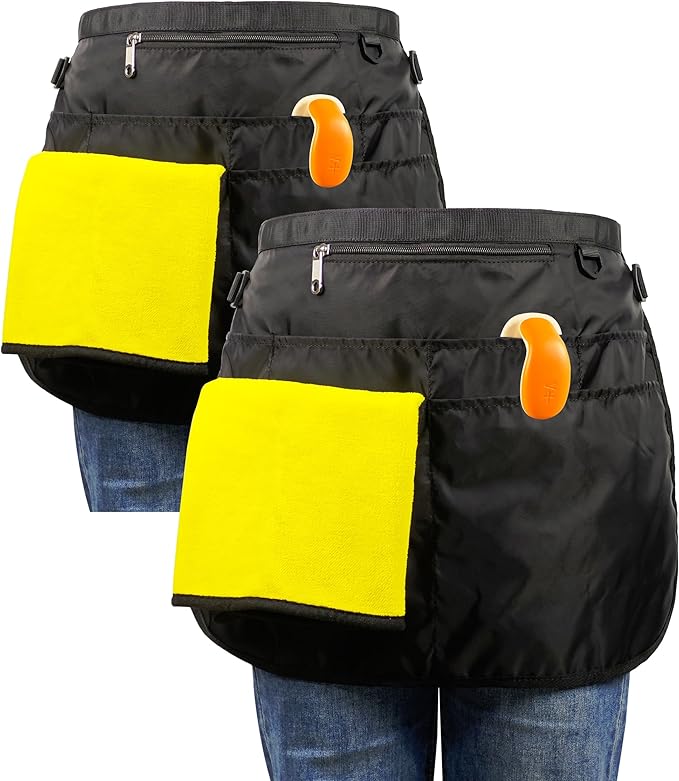 Waterproof Cleaning Apron with 7 Pockets, Cleaning Supplies for Housekeeping, Lightweight and Durable Maid Apron
