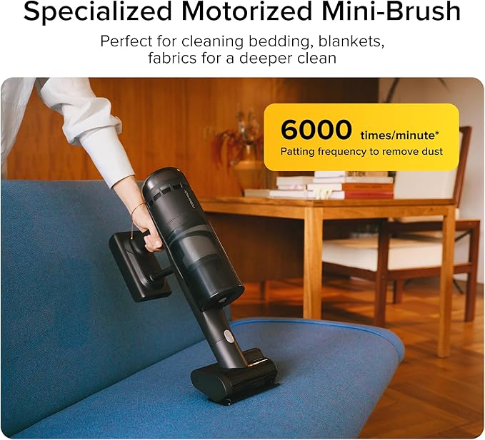 roborock H60 Ultra Cordless Stick Vacuum Cleaners, Upgraded 210AW Suction Stick Vacuum with 90-Min Runtime, 90° Bendable Tube, LED Dust Detection, Vacuum Cleaner for Carpets, Hard Floors & Pet Hair