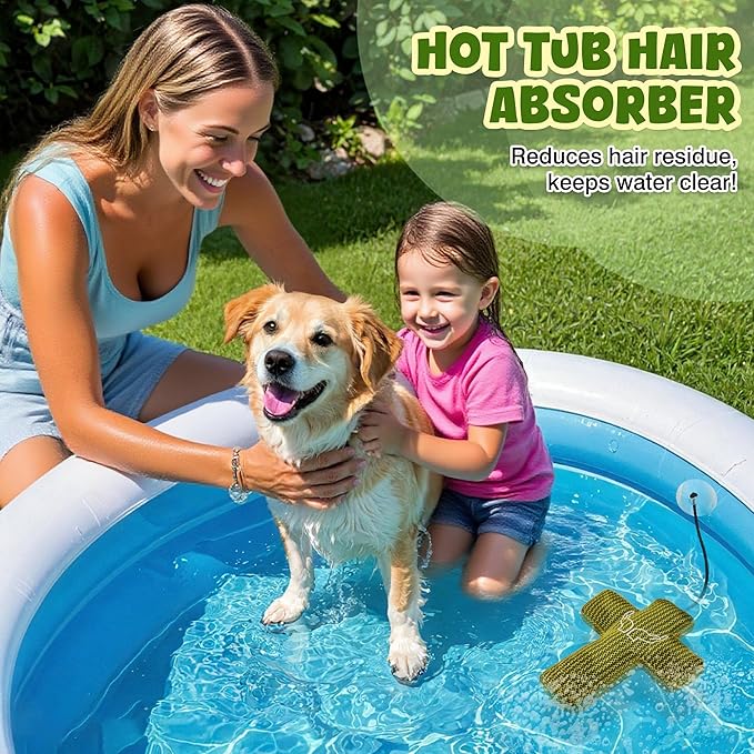 Hot Tub Scum Absorber Cross Shape 2 Pack Hot-Tub-Reusable-Oil-Foam-Sponge-Pool-Cleaner-Sponge Washable 3D Porous Spa Cleaner Keep Water Cleaner Spa & Pool Bath Scum-Hot-Tub-Accessories Adults Kids