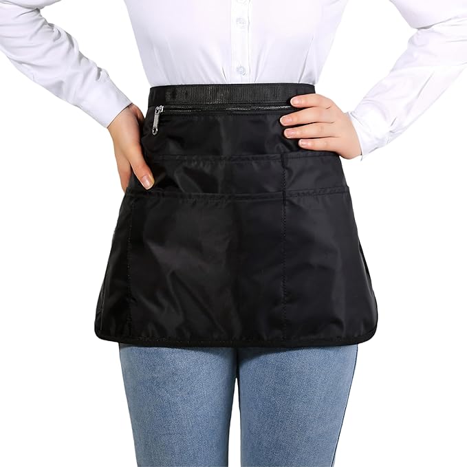Cleaning Caddy Apron for Women with 7 Pockets, Professional Waterproof Housekeeping Work Apron