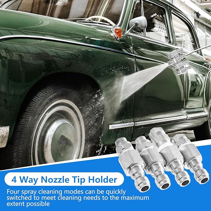 4 Way Rod Nozzle suitable for 6 GPM Rod Pressure Washer Nozzle