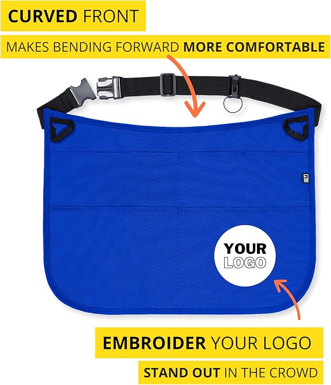 5-Pocket Waterproof Professional Cleaning Apron. Made for Pro Cleaners. Like a Cleaning Caddy Around Your Waist