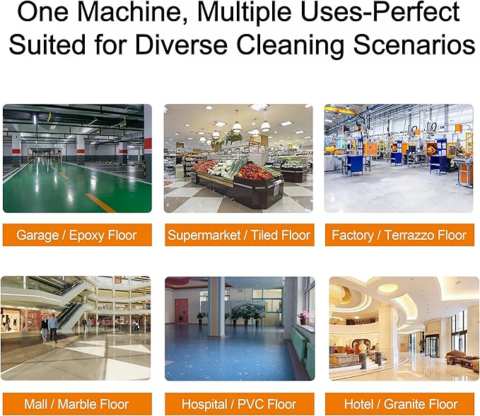 PENNON N3Plus Self-Propelled Walk-Behind Floor Scrubber - 20" Cleaning Path, 31" Squeegee, 13-Gal Recovery Tank, 220 RPM, Forward & Reverse Drive, One-Touch Noise Reduction, Complete Kit