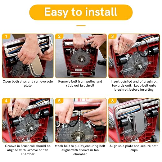 30563B Vacuum Belt for Sanitaire Eureka Commercial Upright Vacuum Cleaner, 66100 Round Vacuum Cleaner Belts for Sanitaire Eureka Style RD, SC679, SC684, SC688, SC886, SC887, SC888, SC899-20 Pack