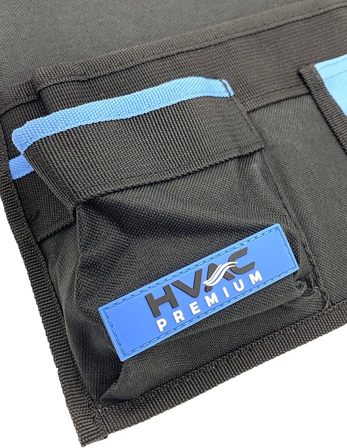 HP 5-Pocket Tool Waist Apron - Professional Heavy Duty Waist Work Apron, Fully Adjustable Gardening,Utility, Craftsman, Carpenters, Builders for Men & Women