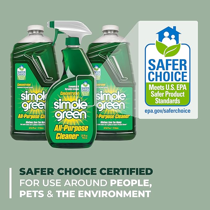 Simple Green All-Purpose Cleaner Spray and Refill, Green, 3 Piece Set, Original, 1 Count