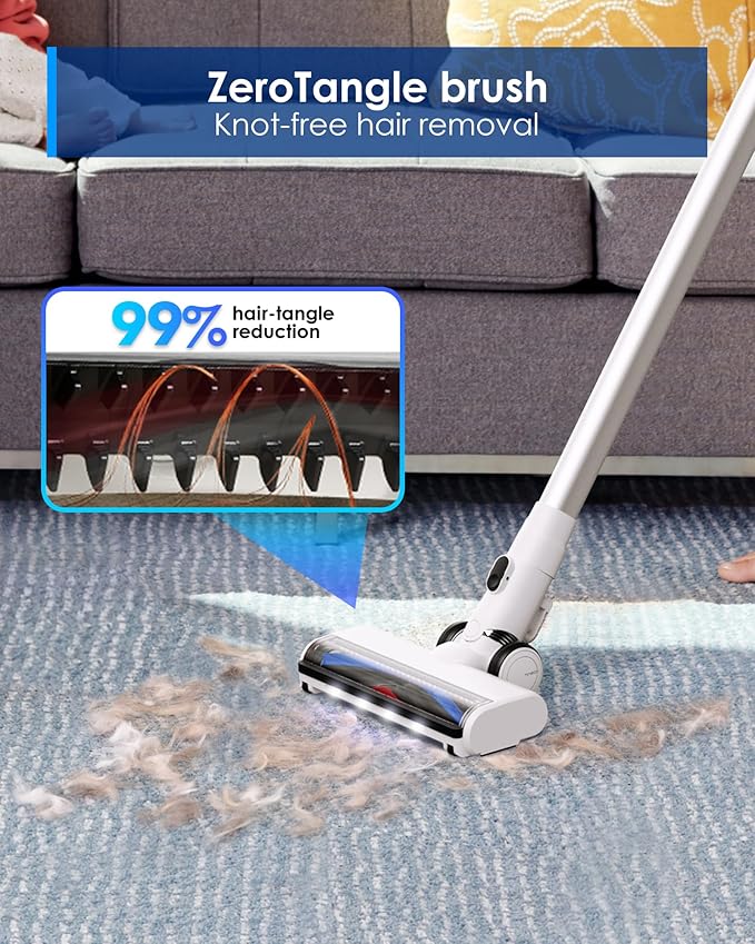 Tineco Floor ONE Switch S7 Wet Dry Vacuum Cleaner, Smart Floor Washer Multi-Function, Self-Cleaning, Extended Battery Lifespan 65Min Runtime, ZeroTangle Brush Dual-Edge Cleaning, Whole-House Cleaning