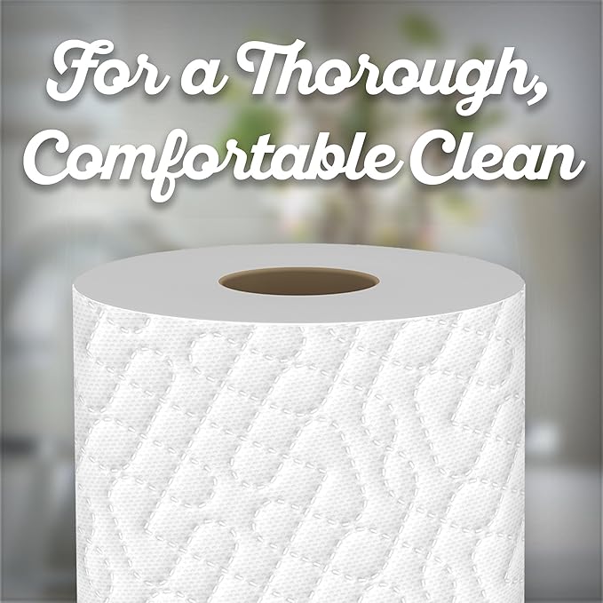 Quilted Northern Ultra Soft & Strong Toilet Paper, 48 Double Rolls, 48 = 96 Regular Rolls,12 Count (Pack of 4)
