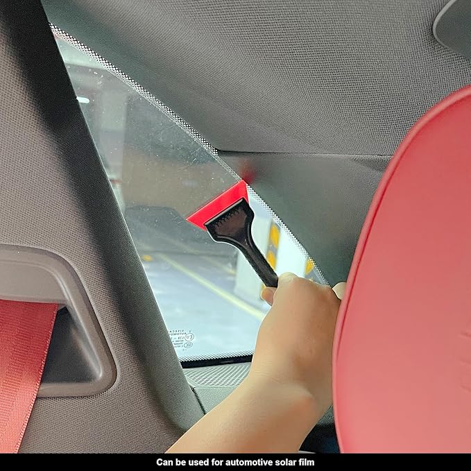 EHDIS Window Tint Tools Mini Quarter Window Squeegee Kit Different Hardness Small Squeegee for Installing Window Film,Vinyl Wrap Tools for Car Wrapping,Window/Mirrors Cleaning