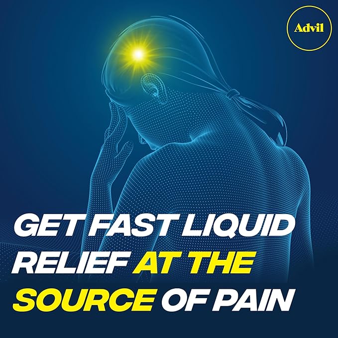 Advil Liqui-Gels Pain Reliever and Fever Reducer, Pain Medicine for Adults with Ibuprofen 200mg for Headache, Backache, Menstrual Pain and Joint Pain Relief - 200 Capsules, Advil PM Ibuprofen - 2 Ct