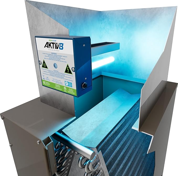 Fresh-Aire UV AKTIV8 In-Duct Active Air Treatment System, Single 2-Year Lamp