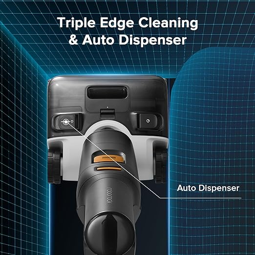 roborock F25 XT Wet Dry Vacuum Cleaner, Cordless Vacuum Mop All in One for Hard Floor, 20000Pa Hardwood Floor Cleaner with Zero Tangle, 194°F Hot Air Flash Drying Electric Mop, 180° Lie Flat, WiFi