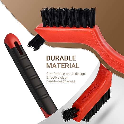 6 Pieces Nylon Brush Set, Nylon bristles for Cleaning Welding Slag and Rust,Scratch Brush with Mini Head & Hanging Hole for Everyday Cleaning