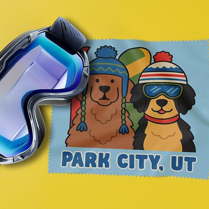 Ships Next Day, Made in USA - Customizable Microfiber Cleaning Cloth - Perfect Eyeglass Cleaner Promotional Gift - Premium Microfiber Lens Wipes - Logo or Image Printed (5 Pack) Single Sided