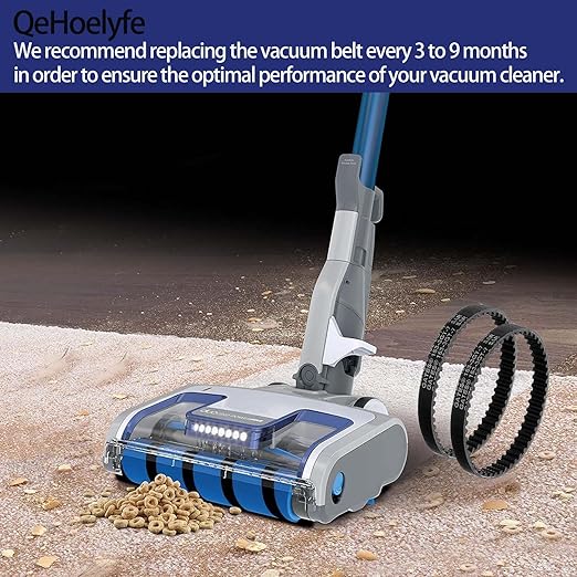 2 Pack 153-3GT-7 Replacement Belts for Shark HZ2002 HZ2000 LA502 LA500 LA455 AZ2002 AZ2000 AZ2000W AZ2000WWK Front Soft Brush 153-3MV-7 Upright Vacuum Cleaner, Soft Front Brush Belt