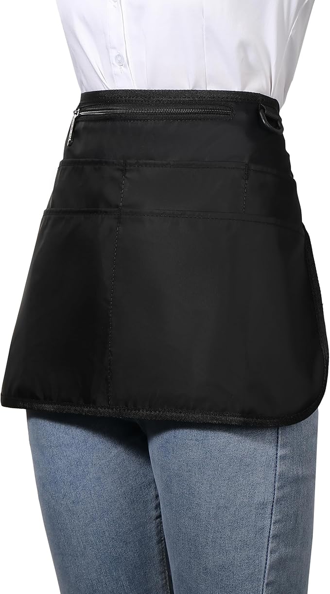 Cleaning Apron Caddy for Women with 6 Pockets, Professional Waterproof Cleaning Supplies for Housekeeping