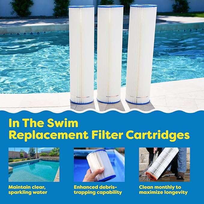 In The Swim Premium Pool Filter Cartridge Replacement for Pentair CC150 Filter