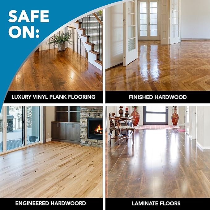 Weiman Hardwood Floor Cleaner - 128 Ounce Refill - Finished Engineered Hardwood Floors