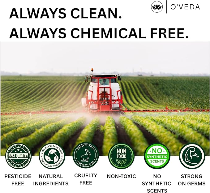 O'VEDA Starter Kit – Multi-Purpose Cleaning Bundle with 1 Concentrate & 1 Spritzer Refill Bottle (30ml each), 16oz Spray Bottle & Cleaning Cloth – All-Purpose Cleaner for Kitchen, Floors & More