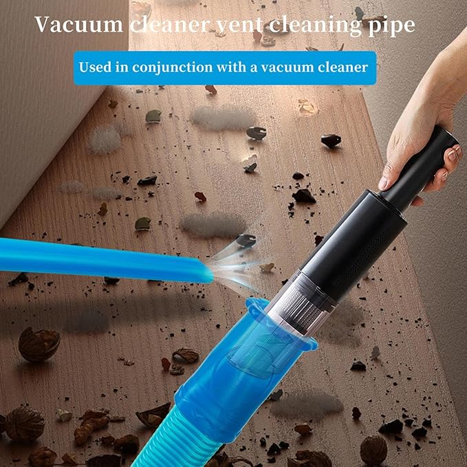 2 Pcs Dryer Lint Vac Attachment Hose, Dryer Vent Vacuum Hose Attachment for Most Cleaner