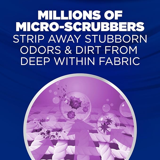 ARM & HAMMER™ Deep Clean Odor Formula Liquid Laundry Detergent, Laundry Odor Remover, Radiant Burst Scent, 150 Fl Oz, 100 Loads