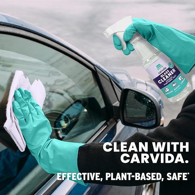 Glass Cleaner, Streak-Free Spray for Automotive Windows and Mirrors, 16oz
