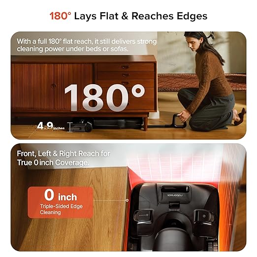 roborock F25 ACE Pro Foam Wet Dry Vacuum Cleaner, Cordless Vacuum Mop, 25000Pa Foam Spray Mop, 203°F Self-Cleaning Hard Floor Cleaner Machine for Tile Hardwood Floor Gentle Cleaning, 180° Lie Flat