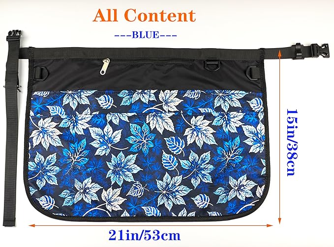 Waterproof Cleaning Apron with 7 Pockets, Cleaning Supplies for Housekeeping, Lightweight and Durable Maid Apron