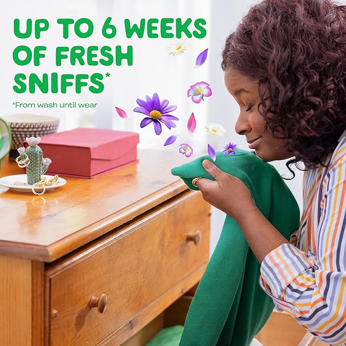 Gain Odor Defense Liquid Laundry Detergent, Super Fresh Blast Scent, 2 x 65 fl oz, 2 x 45 loads, total of 90 loads, 2 in 1, Laundry Detergent Liquid Soap, HE compatible