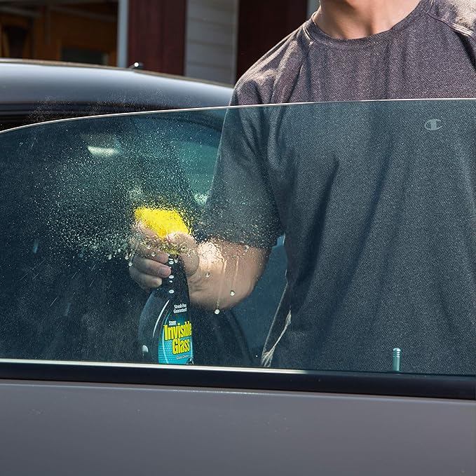Invisible Glass 92163-6PK Premium Glass Cleaner Spray for Car Windshields and Windows, Automotive and Home Window Cleaner, Streak-Free, Ammonia-Free, Tint-Safe – 16 fl oz (Pack of 6)