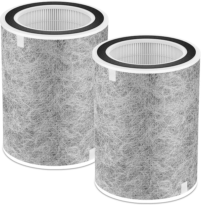 HP302/HP301/HP201 Replacement Filter Compatible with Shark HP302/HP202/HP230/HP231/UA205/AP1000/HC501/HC502 Filter MAX, Absorb 99.97% Particulate, Compare Part#: HE2FKBASMB/HE2FKBAS/HE2FKPRO/HE2FKPET