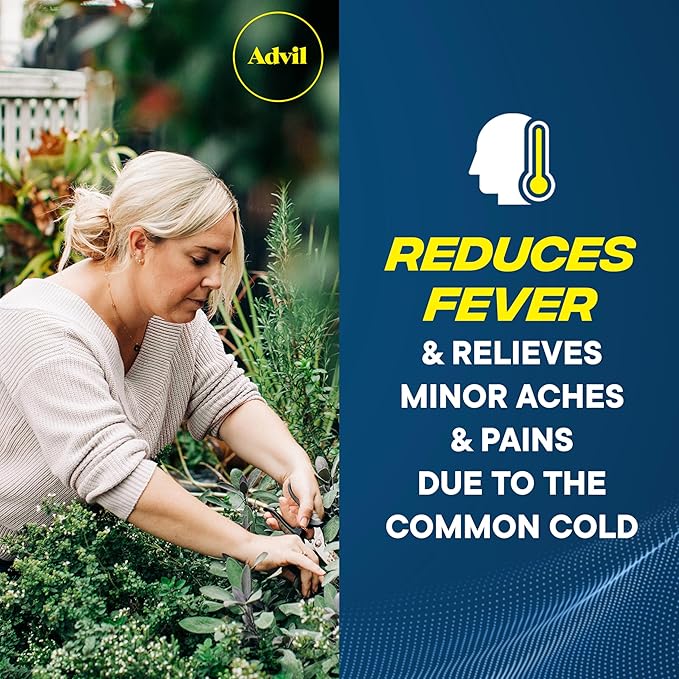 Advil Liqui-Gels Pain Reliever and Fever Reducer, Pain Medicine for Adults with Ibuprofen 200mg for Headache, Backache, Menstrual Pain and Joint Pain Relief - 200 Capsules, Advil PM Ibuprofen - 2 Ct