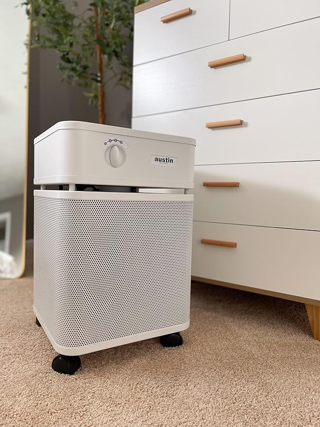 Austin Air Healthmate Plus - Powerful Air Purifier with HEPA Medical-Grade Filtration System, Eliminate Harmful Airborne Contaminants, (Sandstone)