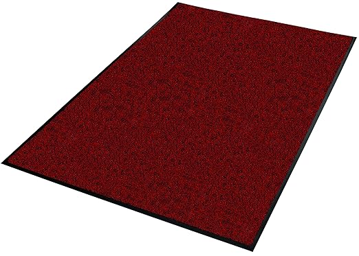 Guardian 94041515 Platinum Series Indoor Wiper Floor Mat, 4' x 15', Red