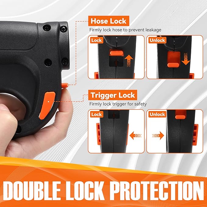 JOEJET Pressure Washer Spray Gun with Extension Wand and 5 Nozzle Tips, Compatible with Some Portland Husky Black Decker Ford Pulsar ShopForce Taskforce Powerwasher Power Washer