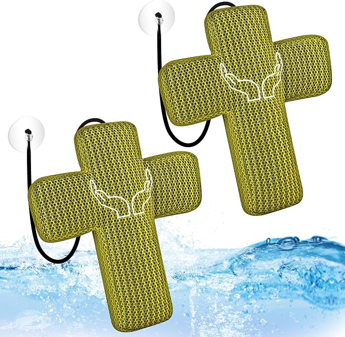 Hot Tub Scum Absorber Cross Shape 2 Pack Hot-Tub-Reusable-Oil-Foam-Sponge-Pool-Cleaner-Sponge Washable 3D Porous Spa Cleaner Keep Water Cleaner Spa & Pool Bath Scum-Hot-Tub-Accessories Adults Kids