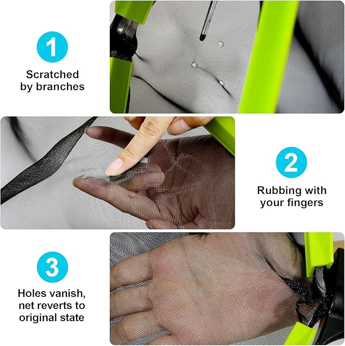 Sepetrel Pool Net,20 Inch Professional Swimming Pool Leaf Skimmer Nets for Cleaning with Nylon Deep Bag,Heavy Duty Aluminum Frame & Handle Rake(Pole Not Included)