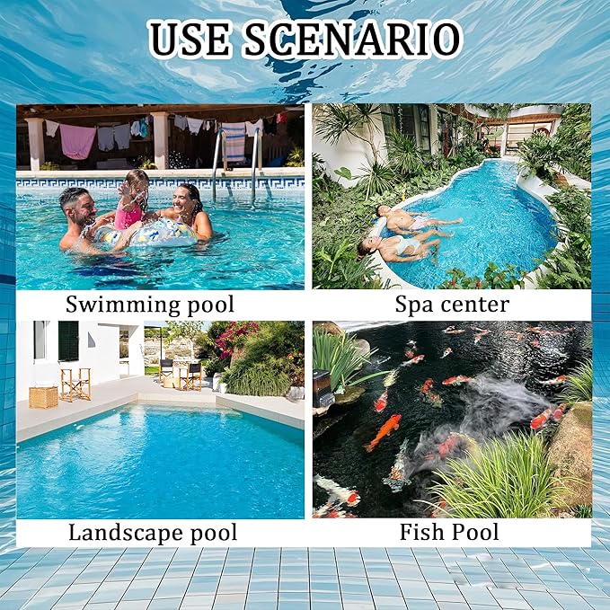 4 Pack 39 Inch Pool Vacuum Hose Compatible with MX6, MX8, MX6 Elite, MX8 Elite, Twisted Lock Swimming Pool Vacuum Hose for Swimming Cleaning, R0527700 Pool Cleaner Hose Replacement Parts