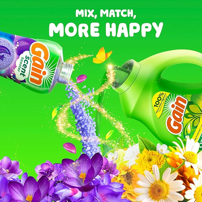 Gain Liquid Laundry Detergent, Original Scent, 113 fl oz, 78 Loads, Freshness + Odor Fighting, High Efficiency Washing Machine Liquid Cleaning Soap