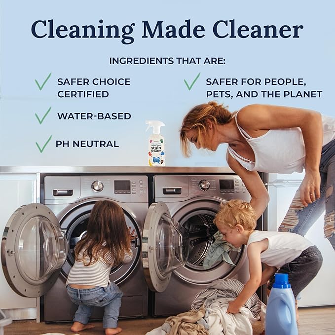 Miss Mouth's Messy Eater Stain Treater - 16oz Spray and 16oz Refill Pouch