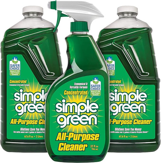 Simple Green All-Purpose Cleaner Spray and Refill, Green, 3 Piece Set, Original, 1 Count