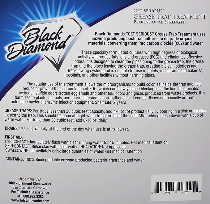 Restaurant Bio-Deodorizing Floor Cleaner Heavy Duty Commercial Concentrated Enzyme Degreaser and Odor Eliminator for Use in Mopping Bathroom, Kitchen, and Dining Room. Removes Grease and Urine Odors