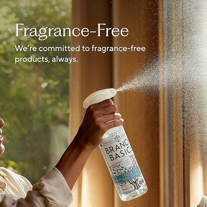 Branch Basics Premium Starter Kit: All Purpose Cleaner, Glass, and Bathroom Cleaner plus our Foaming Wash, and Laundry Bottle (3 Plastic Spray Bottles + Concentrate) Fragrance-Free
